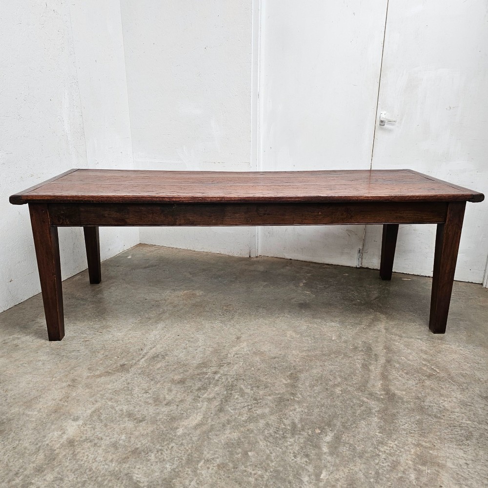 Large English Oak Country Dining Table (7.5ft)
