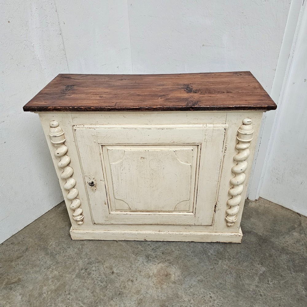 Italian Painted Pine Side Cabinet View III
