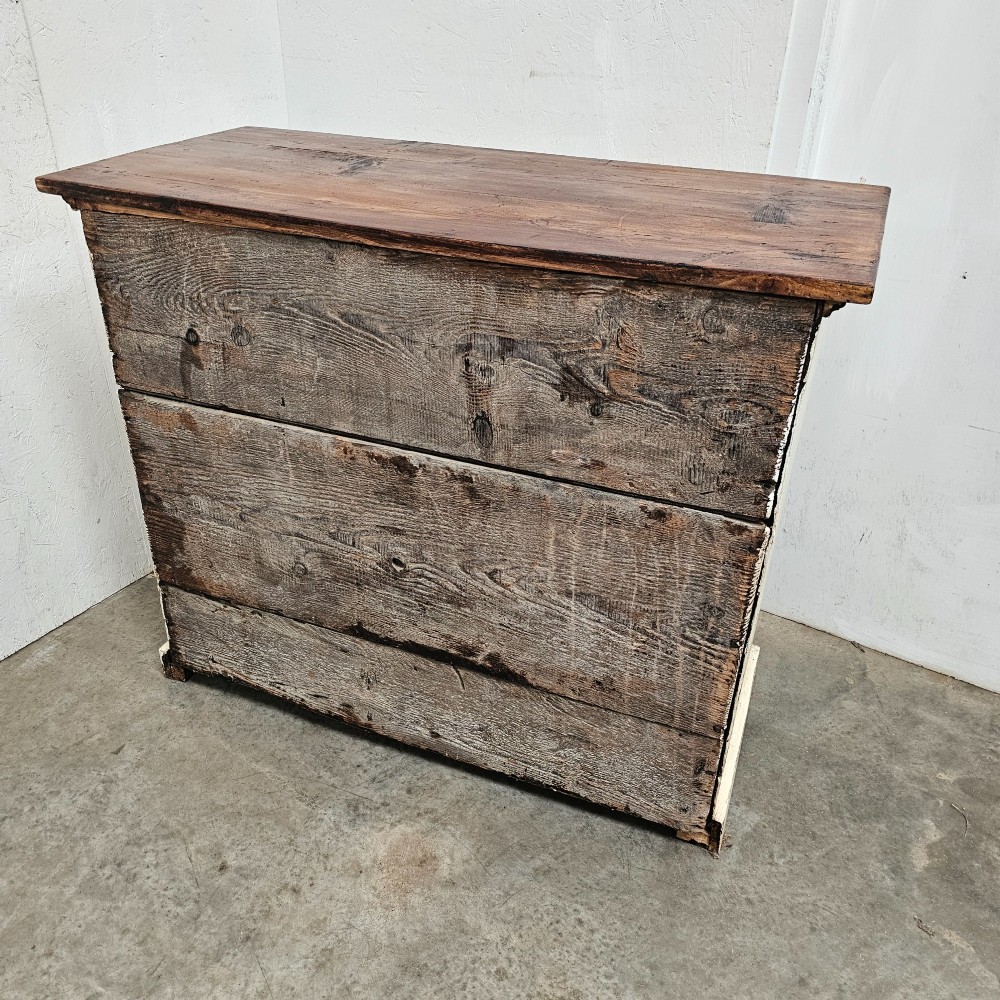 Italian Painted Pine Side Cabinet View IV