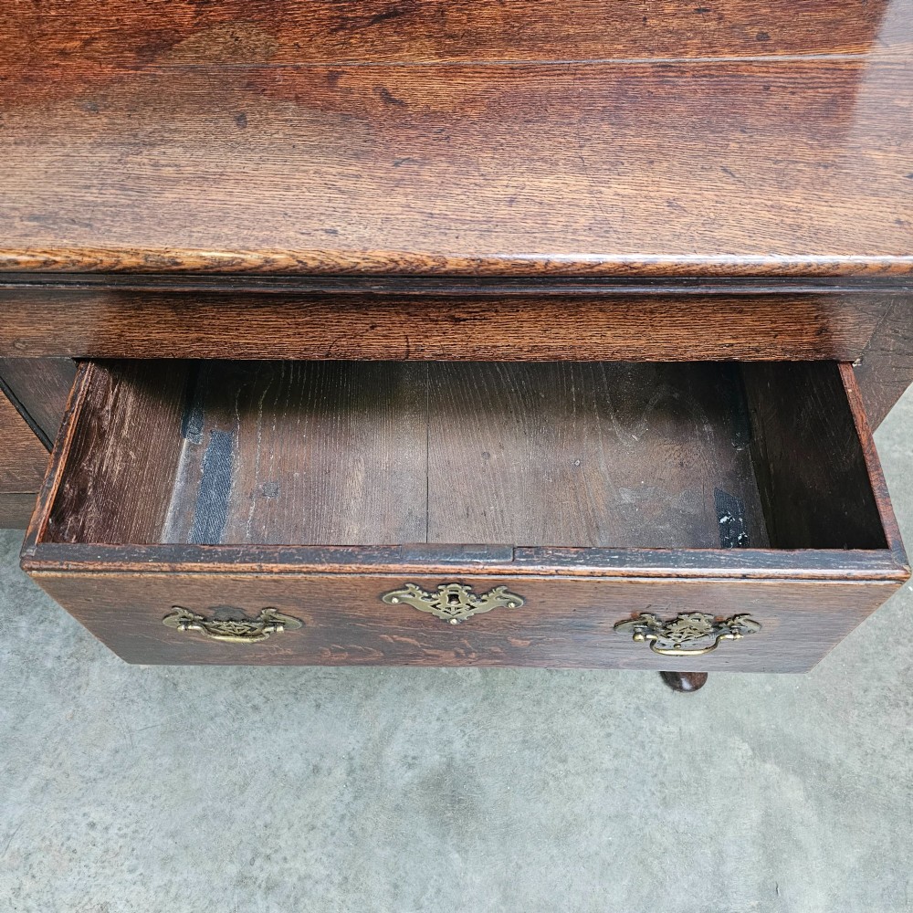 18th century English Oak Dresser Base View IV