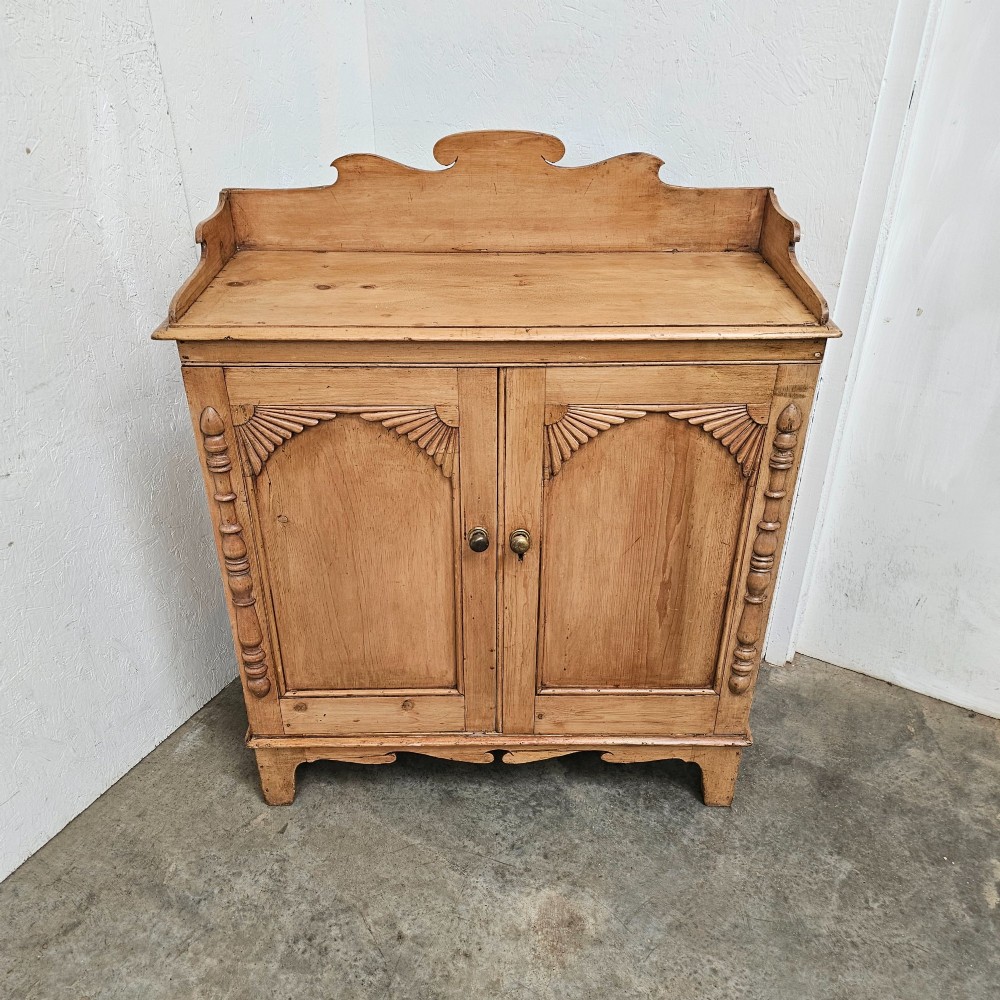 English Regency Pine Side Cabinet View II