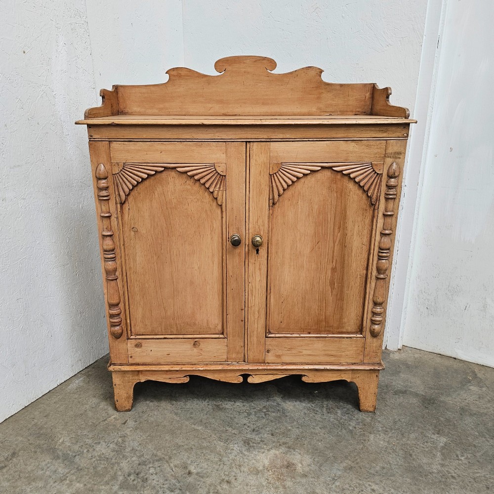 English Regency Pine Side Cabinet