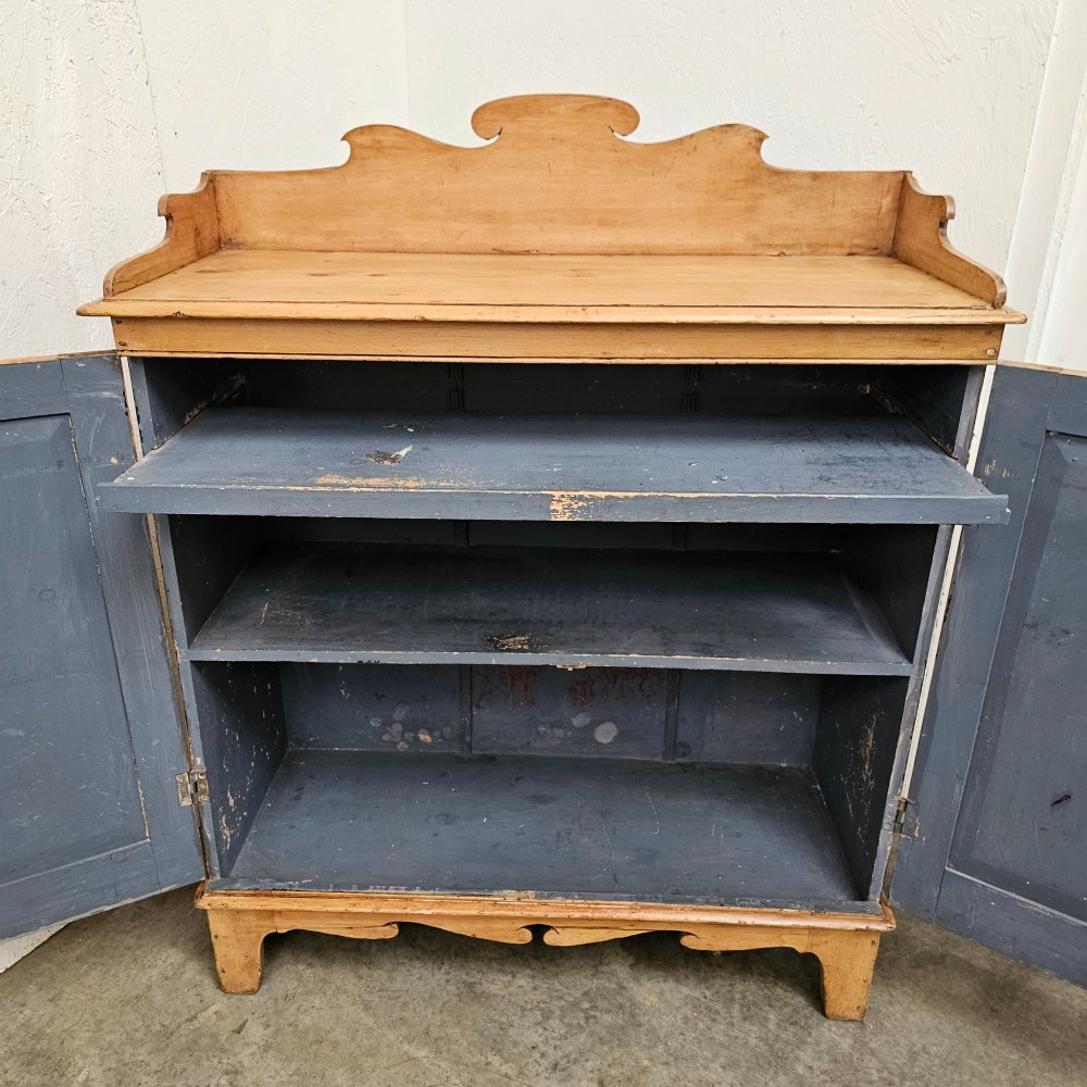 English Regency Pine Side Cabinet View IV