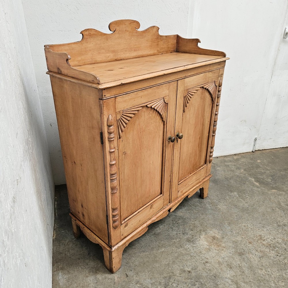 English Regency Pine Side Cabinet View VI