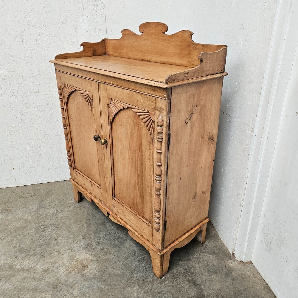 English Regency Pine Side Cabinet View VII
