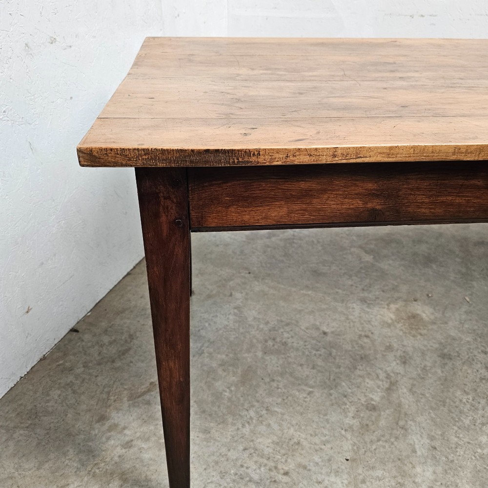 French Pearwood & Oak Farm Table View III