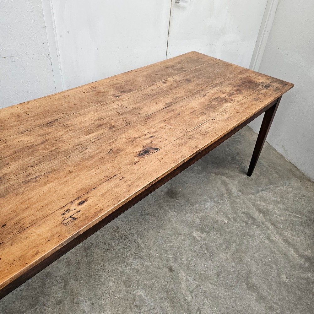 French Pearwood & Oak Farm Table View IV