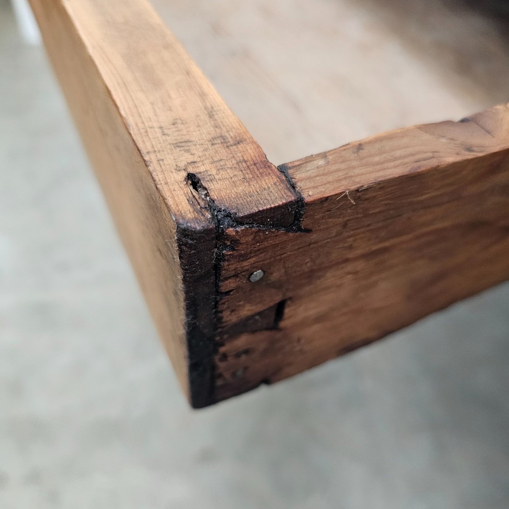 19th Century French Pine Farmhouse Table (Extra Deep) View II
