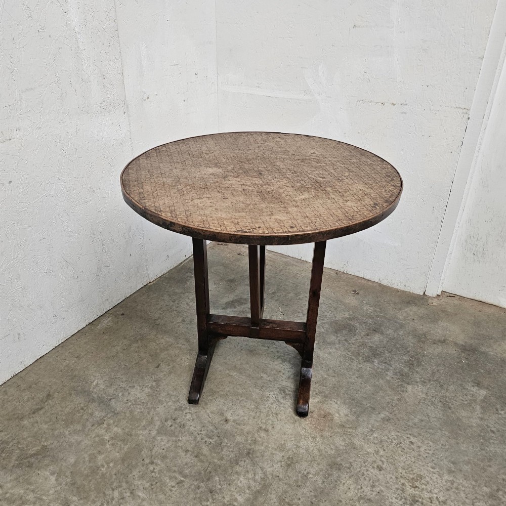 Small French Folding Vineyard Table View III