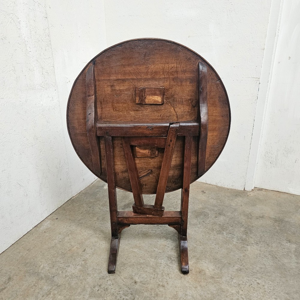 Small French Folding Vineyard Table View V