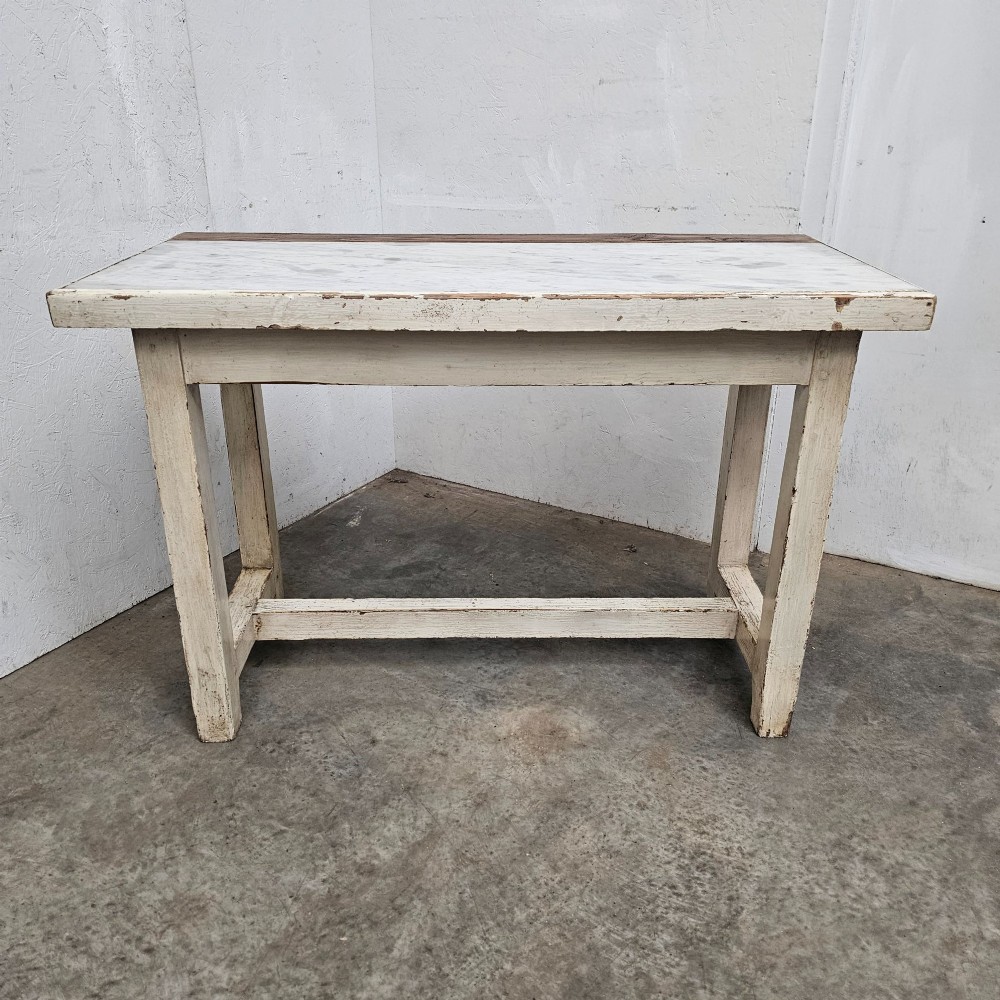French Marble Top Charcuterie Prep Table