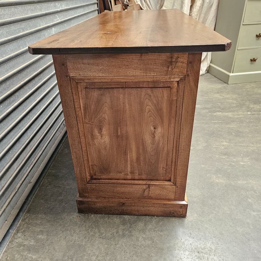 French Panelled Walnut Four-Drawer Architects Chest View III
