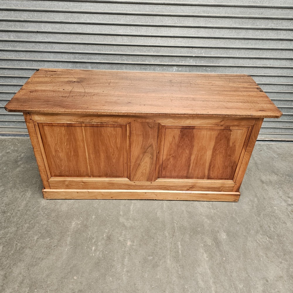 French Panelled Walnut Four-Drawer Architects Chest View IV