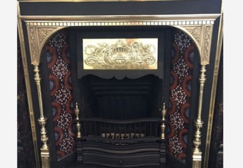 EARLY VICTORIAN FIREPLACE GRATE - ADDITIONAL PHOTO 1