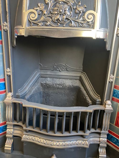 EDWARDIAN TILED FIRE SURROUND - ADDITIONAL PHOTO 4
