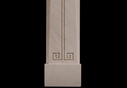 SIR JOHN SOANE STATUARY WHITE MARBLE SURROUND - ADDITIONAL PHOTO 1