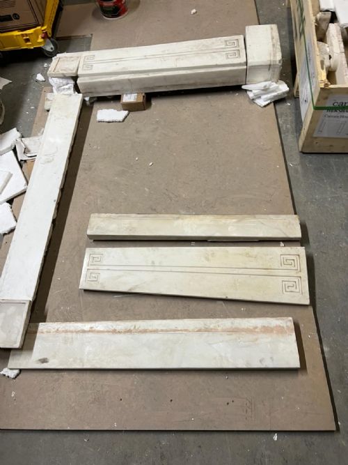 SIR JOHN SOANE STATUARY WHITE MARBLE SURROUND - ADDITIONAL PHOTO 4