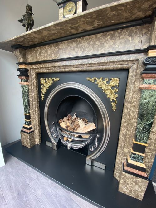 VICTORIAN MARBLE FIRE SURROUND - ADDITIONAL PHOTO 1