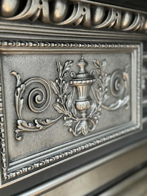 LARGE VICTORIAN COLUMNED FIREPLACE SURROUND - ADDITIONAL PHOTO 4