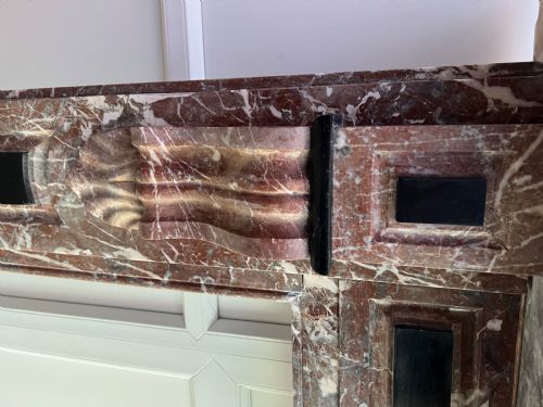 ROUGE ROYALE MARBLE FIRE SURROUND - ADDITIONAL PHOTO 4