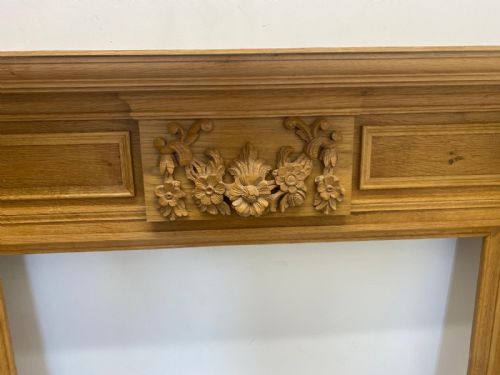SOLID OAK FIRE SURROUND - ADDITIONAL PHOTO 2