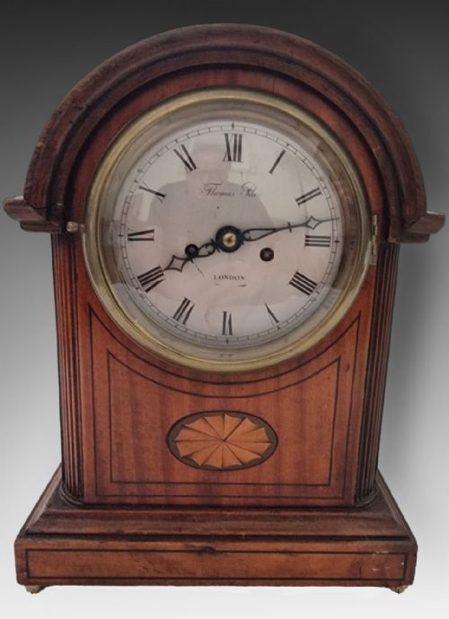 A classic Edwardian, twin fusee bracket clock by Thomas pace of London.