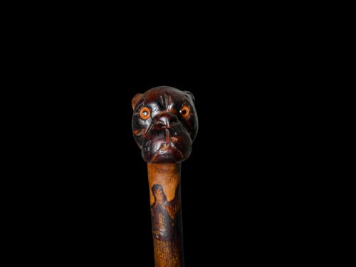 Bulldog Walking Cane 