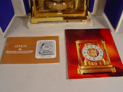 A BRAND NEW CONDITION 1960'S JAEGER LE COULTRE VERY RARE NATIONAL MARITIME MUSEUM CLASSIC MODEL SWISS ATMOS CLOCK - ADDITIONAL PHOTO 4
