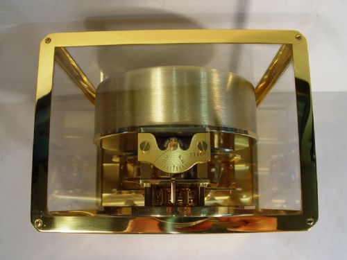 A BRAND NEW CONDITION 1960'S JAEGER LE COULTRE VERY RARE NATIONAL MARITIME MUSEUM CLASSIC MODEL SWISS ATMOS CLOCK - ADDITIONAL PHOTO 11