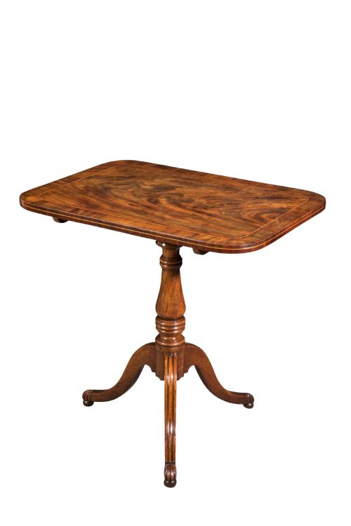 george iii mahogany tripod table circa 1810 - CATEGORY: ANTIQUE TABLES - DATED 19TH CENTURY