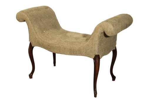 FINE MAHOGANY HEPPLEWHITE WINDOW SEAT CIRCA 1780 - ADDITIONAL PHOTO 1
