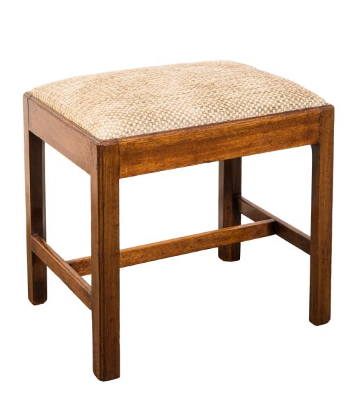 george iii mahogany stool circa 1780 - CATEGORY: ANTIQUE STOOLS - DATED 18TH CENTURY