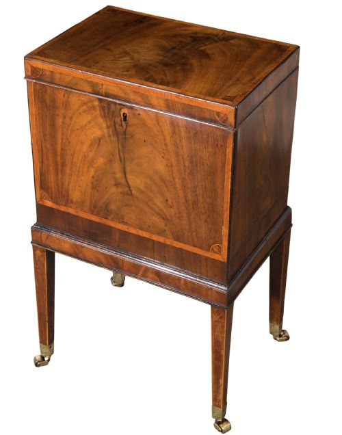 small george iii mahogany wine cooler circa 1790 - CATEGORY: ANTIQUE MISCELLANEOUS - DATED 18TH CENTURY