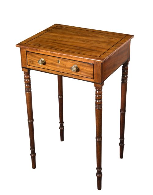 small george iii mahogany work table circa 1815 - CATEGORY: ANTIQUE TABLES - DATED 19TH CENTURY