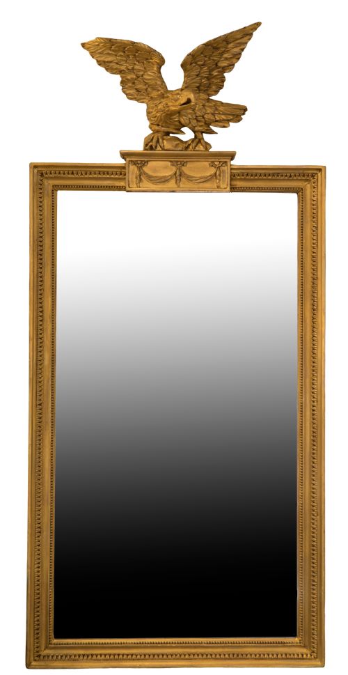 large regency giltwood mirror circa 1820 - CATEGORY: ANTIQUE MIRRORS - DATED REGENCY