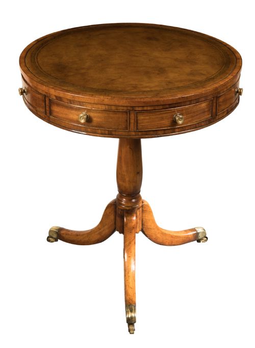 george iii revolving drum table circa 1800 - CATEGORY: ANTIQUE TABLES - DATED 1800