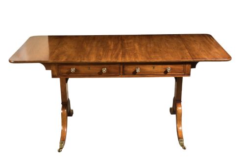 george iii mahogany sofa table circa 1800 - CATEGORY: ANTIQUE TABLES - DATED 1800