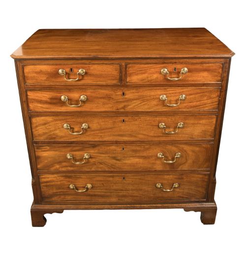 a good george iii mahogany chest circa 1780 - CATEGORY: ANTIQUE CHEST OF DRAWERS - DATED 18TH CENTURY
