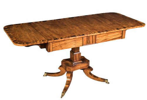 a good regency mahogany centre pedestal sofa table circa 1820 - CATEGORY: ANTIQUE TABLES - DATED REGENCY