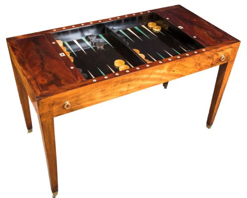 A FINE LOUIS XVI 18TH CENTURY TRIC TRAK TABLE CIRCA 1790 - ADDITIONAL PHOTO 1