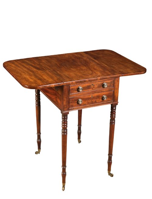 george iii mahogany pembroke work table circa 1810 - CATEGORY: ANTIQUE TABLES - DATED 19TH CENTURY