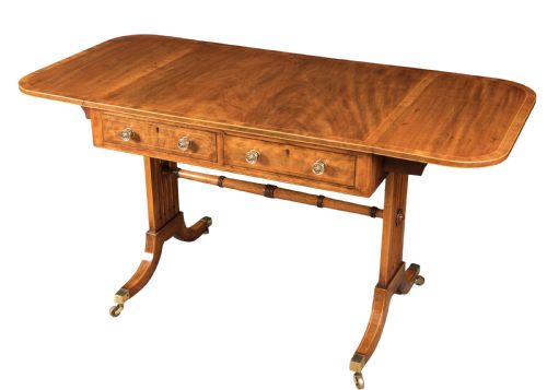 george iii mahogany sofa table circa 1800 - CATEGORY: ANTIQUE TABLES - DATED 1800