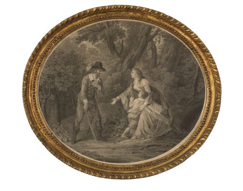 bartolozzi engraving circa 1800 - CATEGORY: ANTIQUE ART - DATED 18TH CENTURY