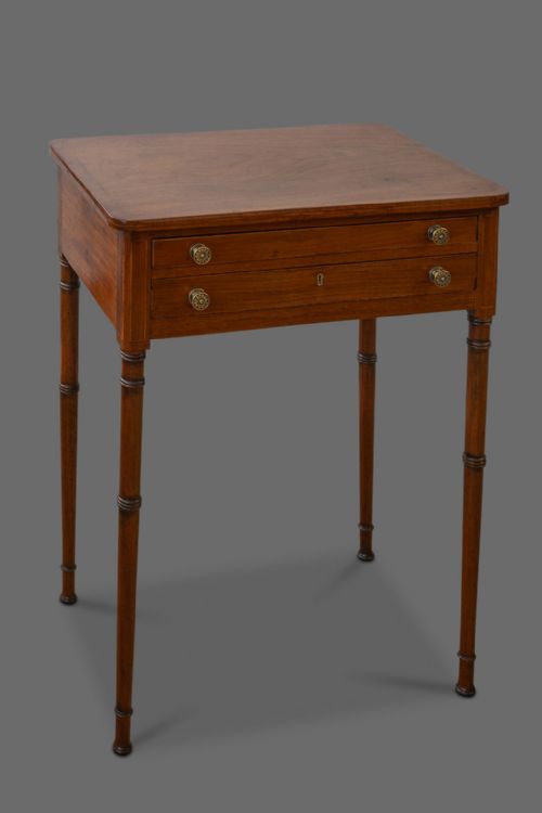 GEORGE III MAHOGANY SIDE TABLE CIRCA 1810 - ADDITIONAL PHOTO 3