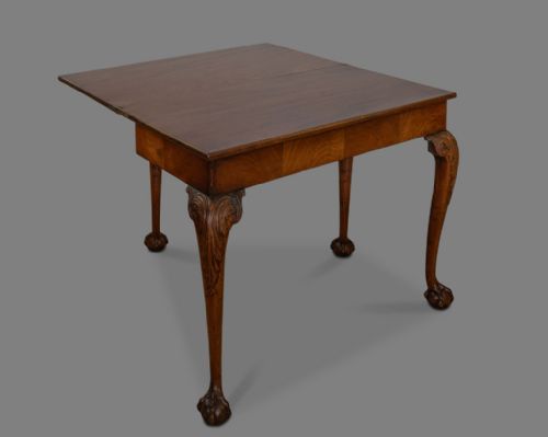 A GOOD CHIPPENDALE MAHOGANY TEA TABLE - ADDITIONAL PHOTO 1