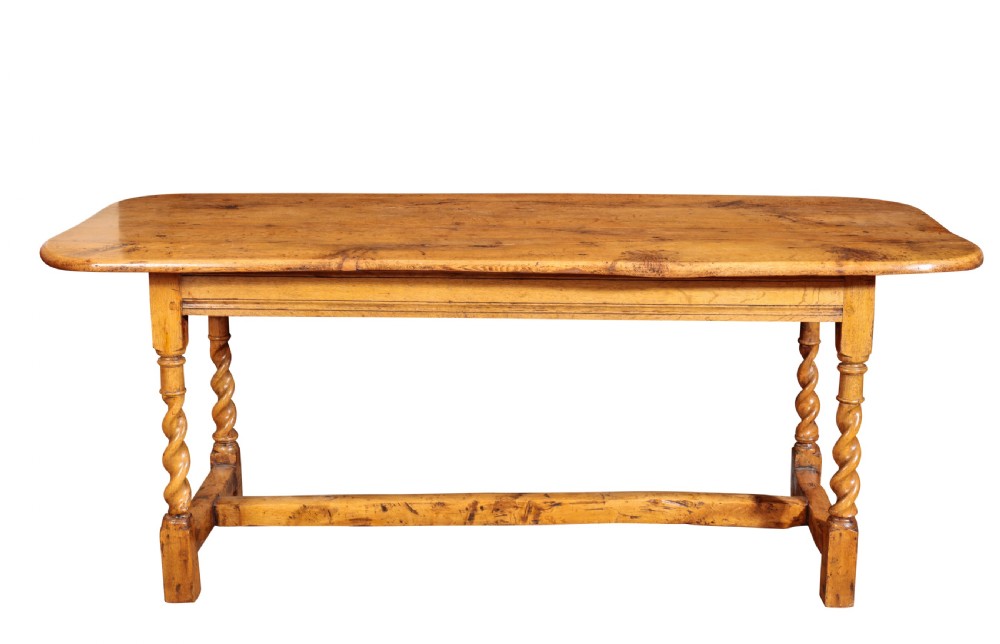 Late 17th century oak refectory table. Circa 1690