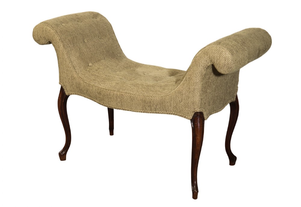 Fine mahogany Hepplewhite window seat. Circa 1780 View II