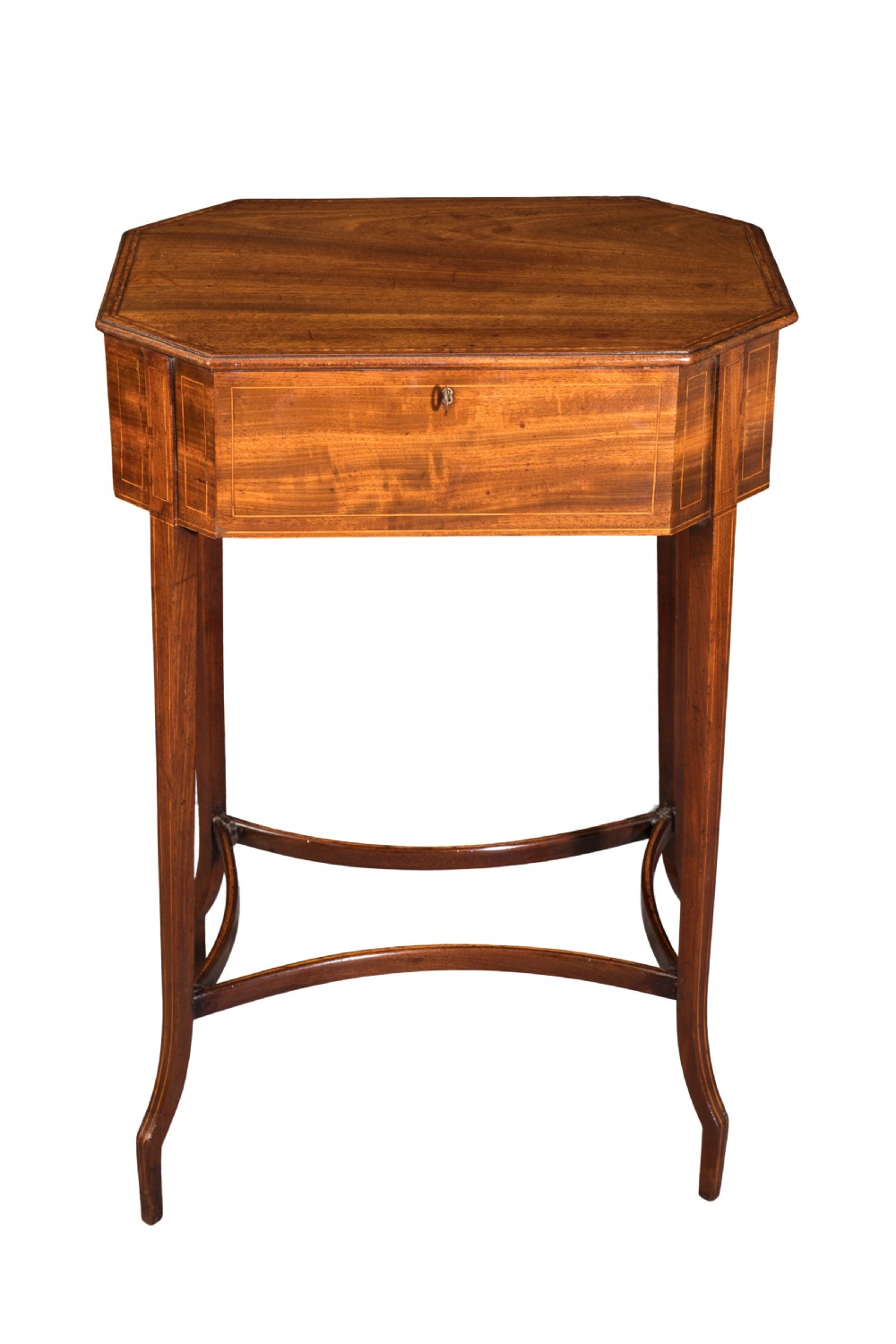 George III mahogany work table. Circa 1810