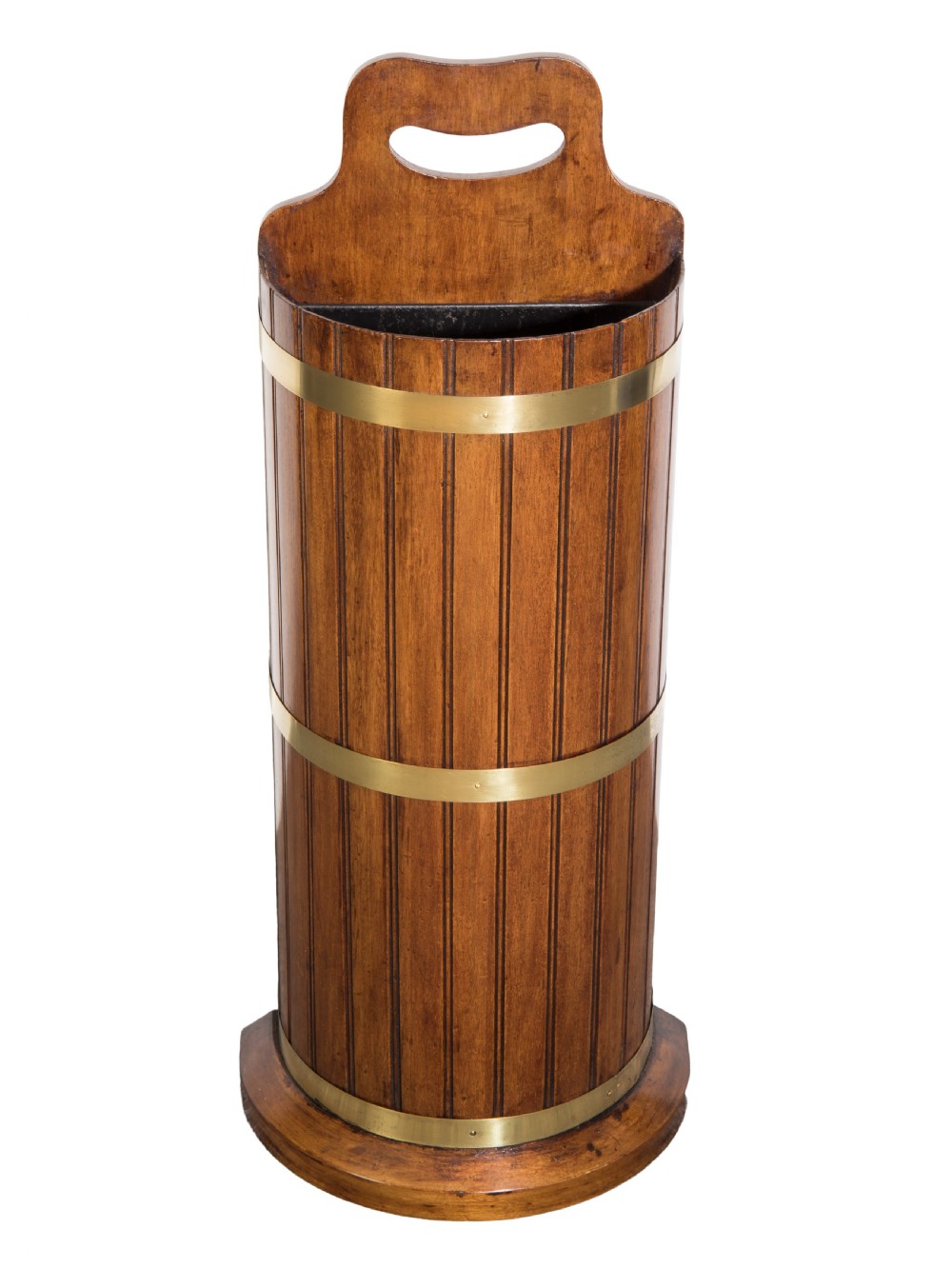 Late 19th century mahogany umbrella stand. Circa 1890