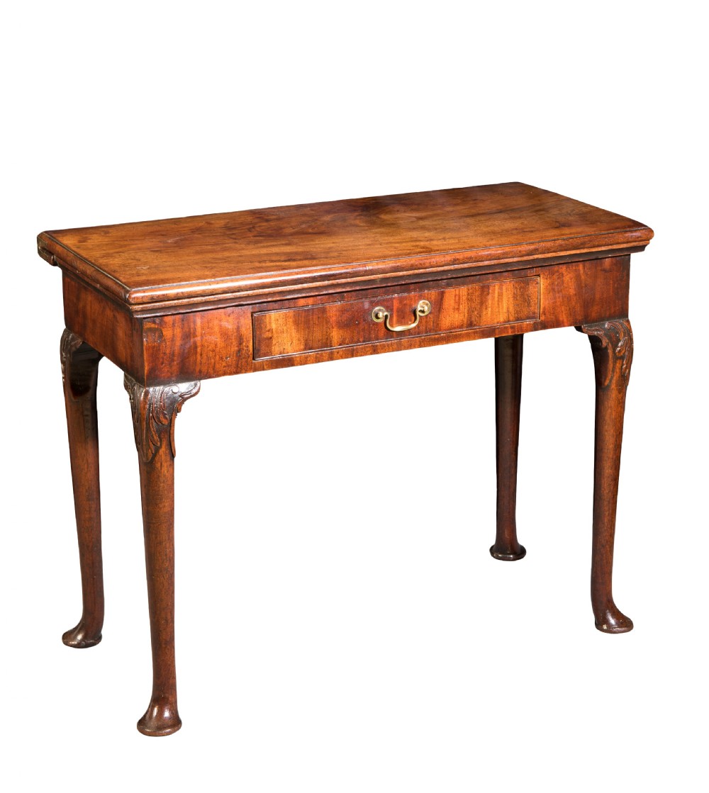 A good George III mahogany card table. Circa 1750